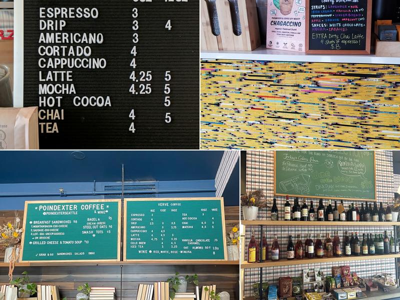 Poindexter Coffee Menu