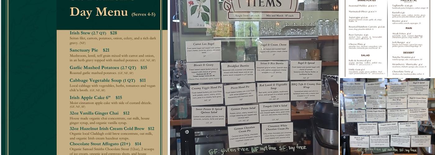 The Park Side Cafe Menu