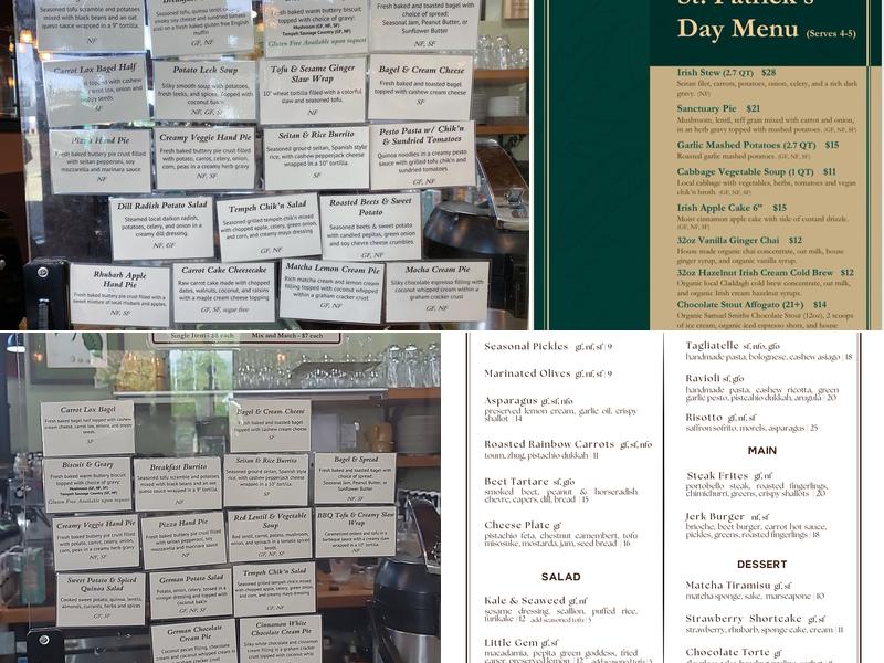 The Park Side Cafe Menu