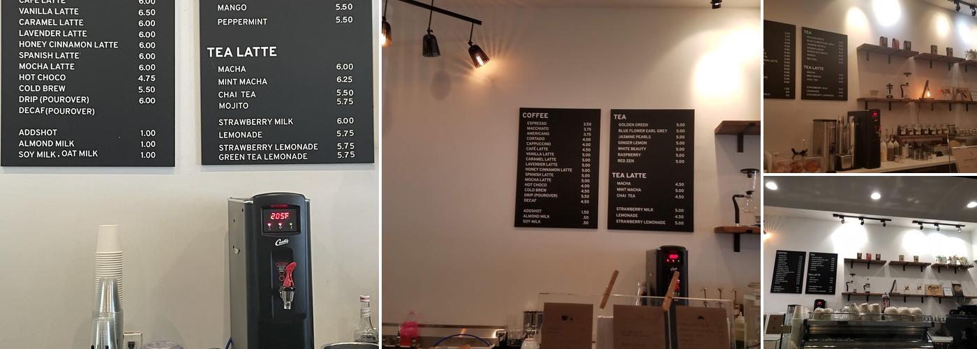 Sharp Specialty Coffee Menu