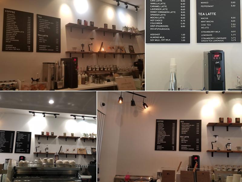 Sharp Specialty Coffee Menu