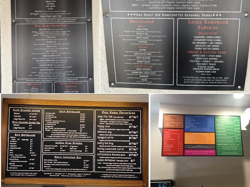 Muddy Paw Coffee & Park Eagle Rock Menu