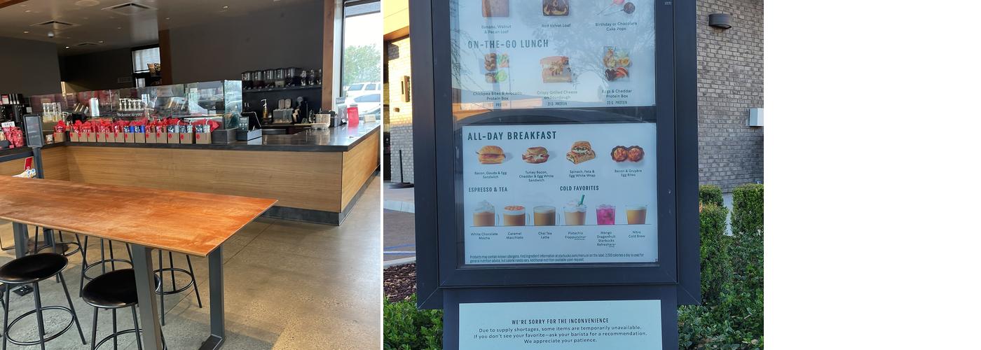 Starbucks Menu