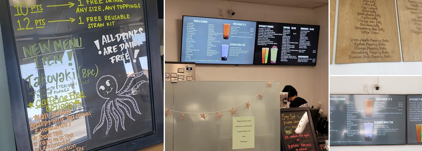Boba Addict Menu