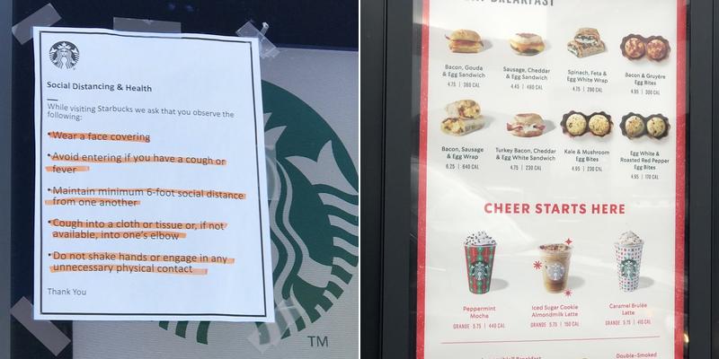 Starbucks Menu