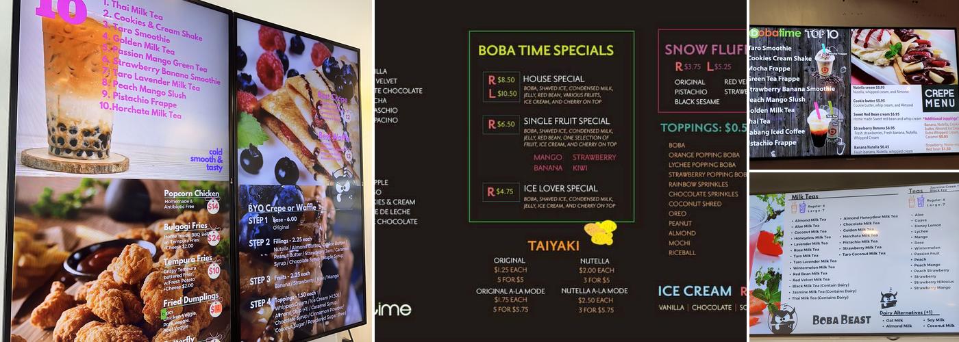 Boba Beast Menu