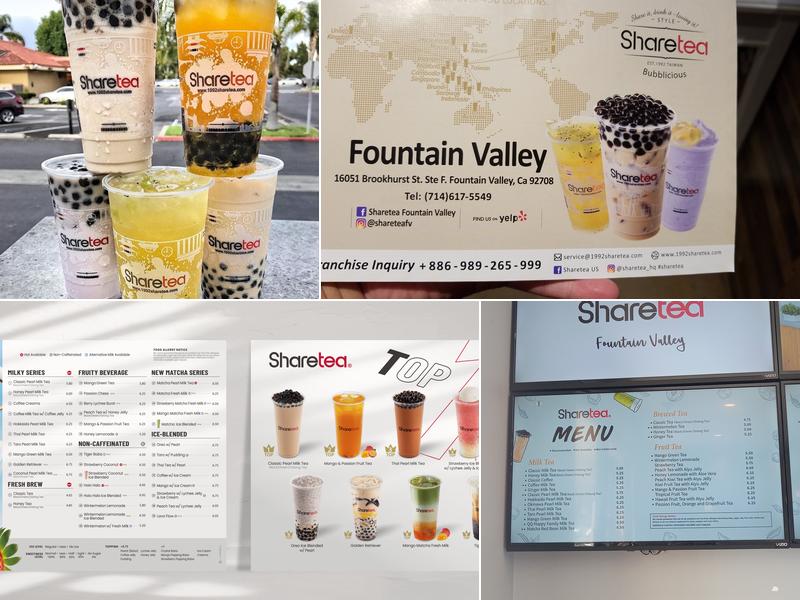 Sharetea Menu
