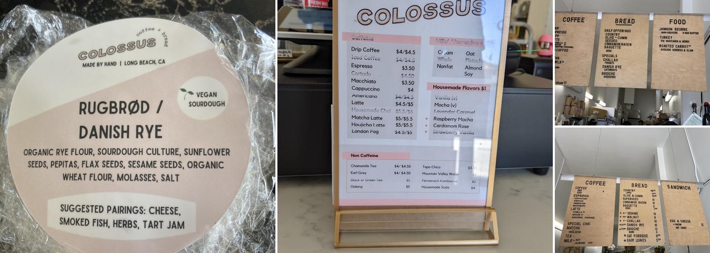 Colossus Menu