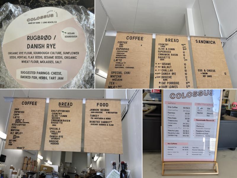 Colossus Menu