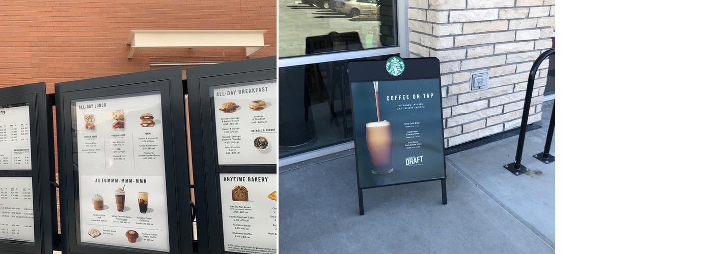 Starbucks Menu