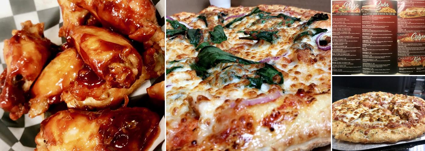 Champs Pizza Menu