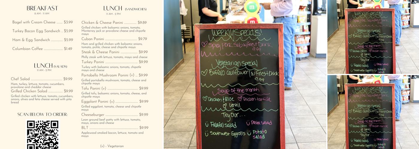 My Cafe Reston Menu