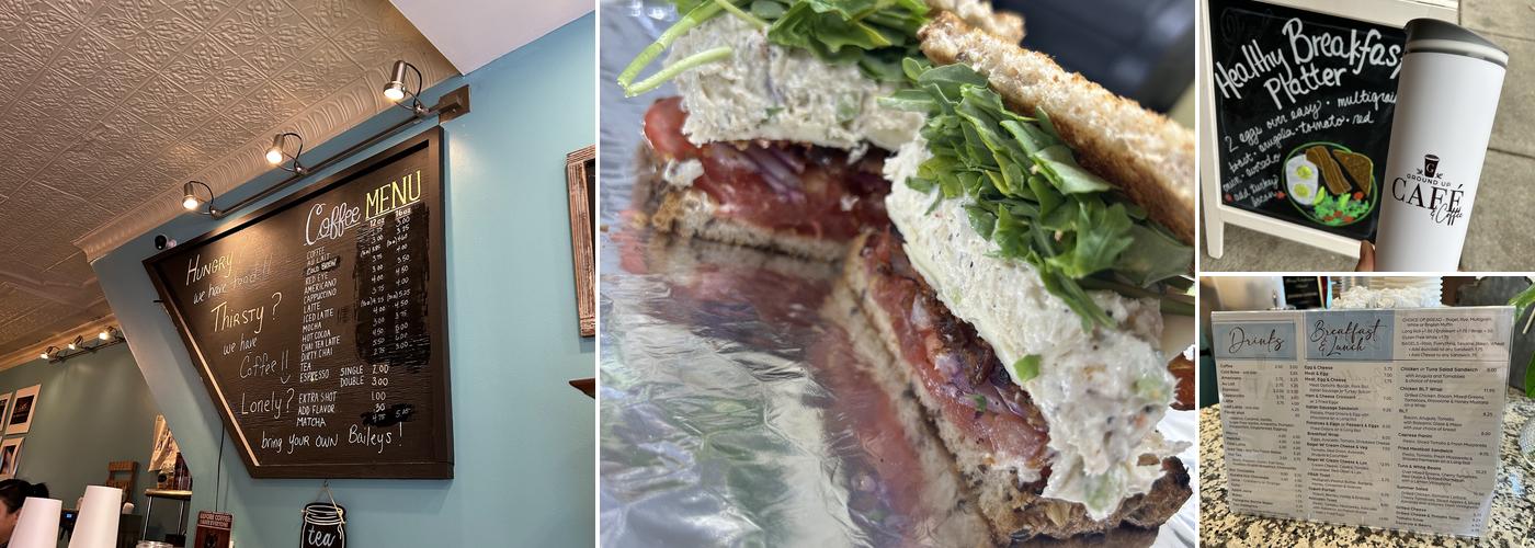 Ground Up Cafe and Coffee Menu