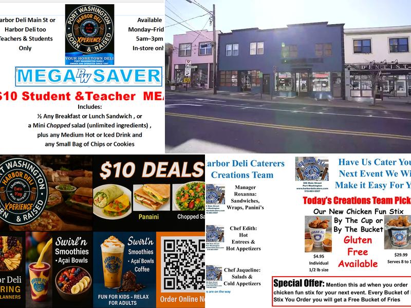 Harbor Deli Too Menu