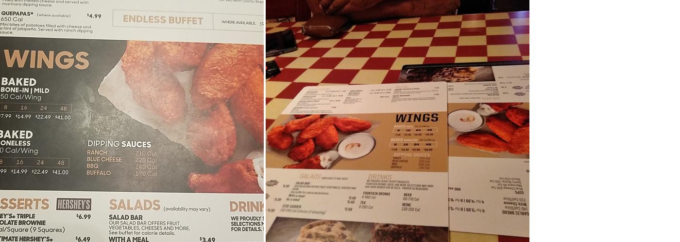 Pizza Hut Menu