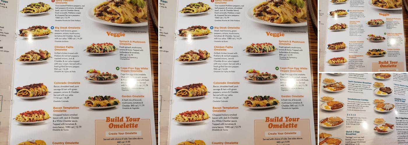 IHOP Menu