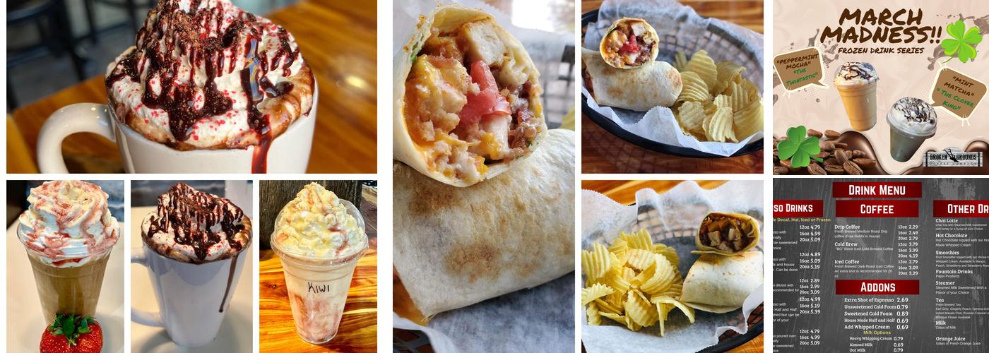 Broken Grounds Coffee Company Menu