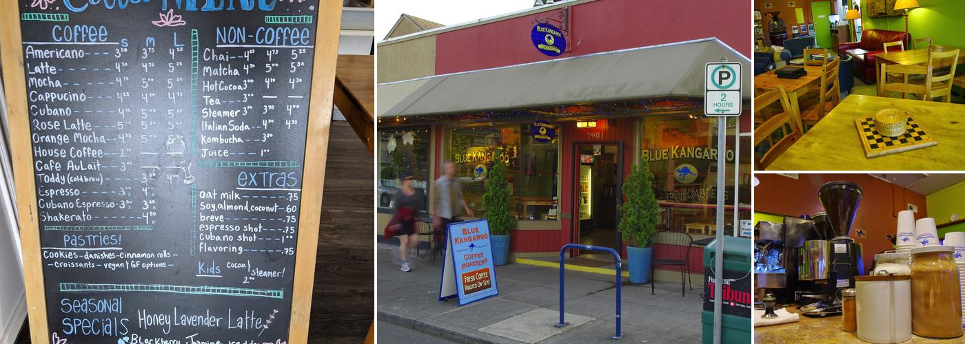 Blue Kangaroo Coffee Roasters Menu