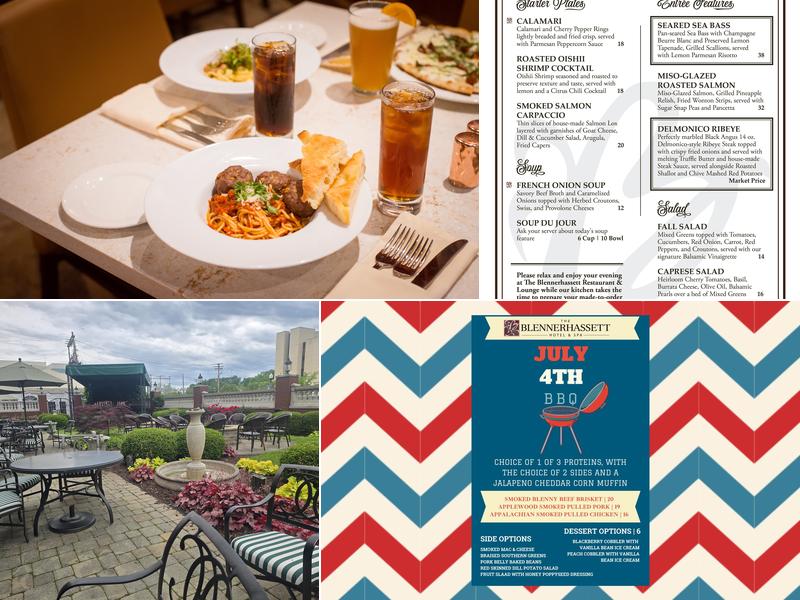 The Blennerhassett Restaurant & Lounge Menu