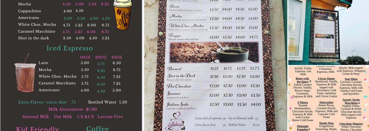 Shebrews Menu