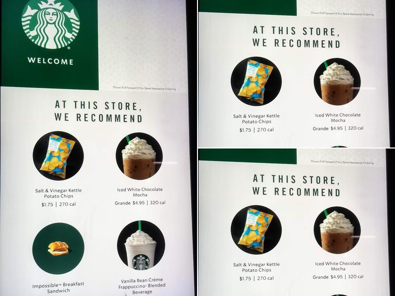 Starbucks Menu
