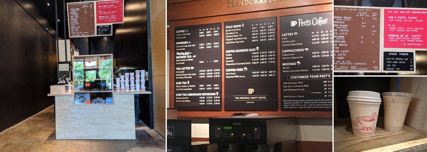 LDU Coffee To Go Menu