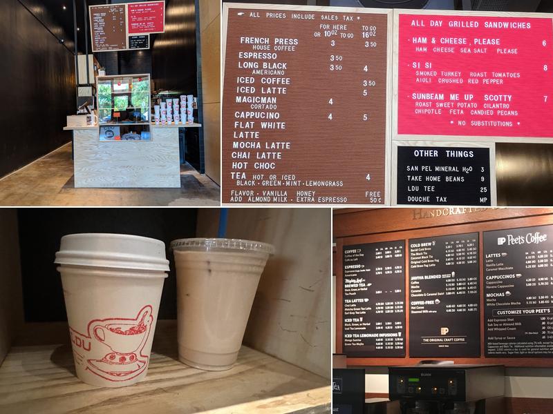LDU Coffee To Go Menu