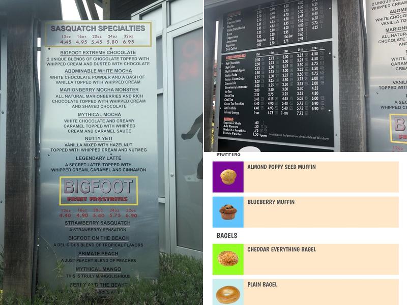 Sunset BigFoot Java Menu