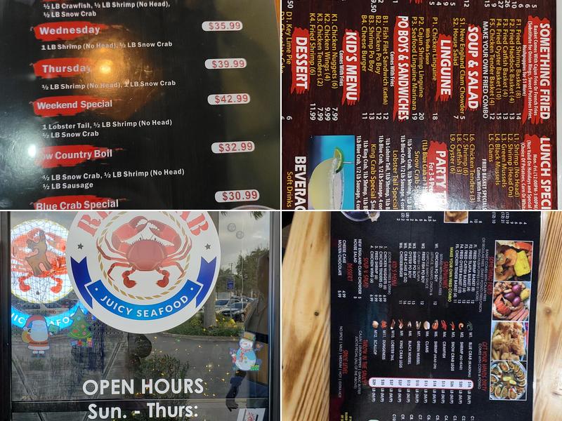 Red Crab Juicy Seafood - Lake Worth Menu