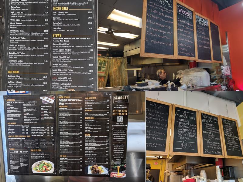 Stardust: Inspired Mediterranean , Persian Menu