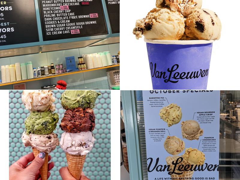 Van Leeuwen Ice Cream Menu