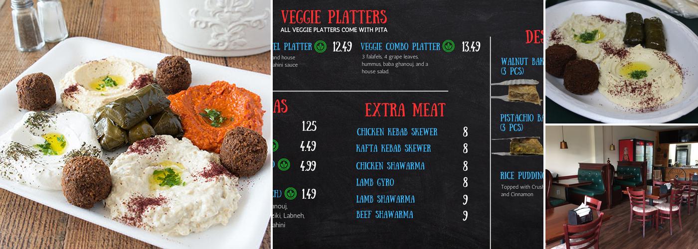 Damas Mediterranean Grill Menu