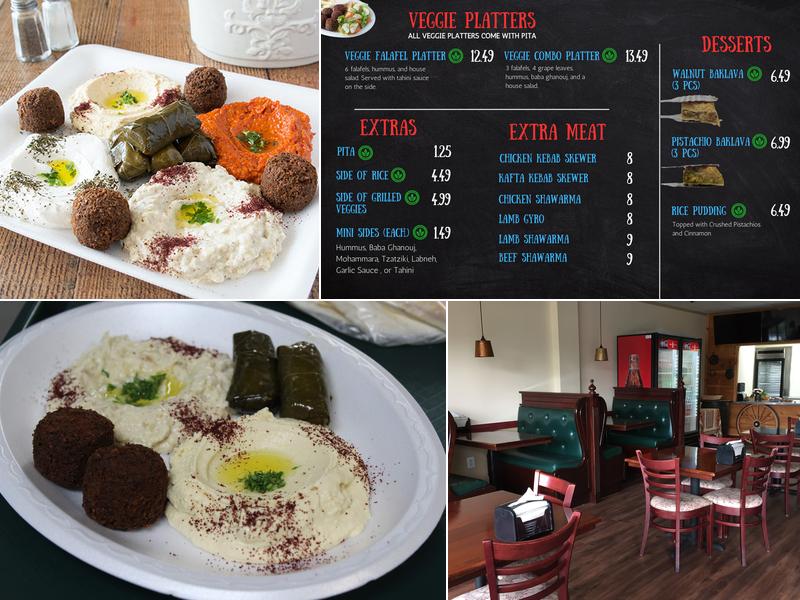 Damas Mediterranean Grill Menu