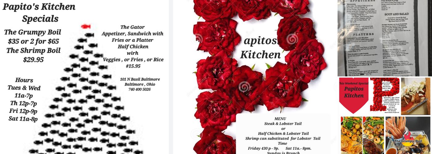 Papito’s Kitchen Menu