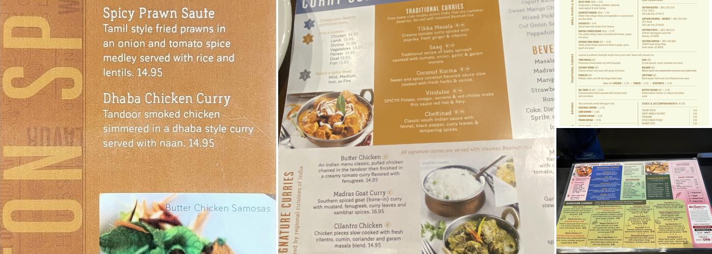 Saffron Circle - Riverton Menu
