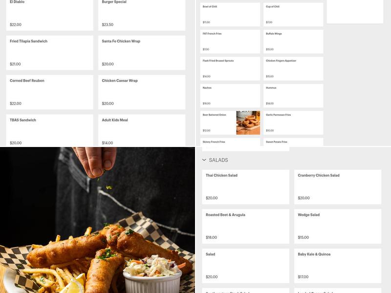 EJ Phair Pub & Alehouse: Alamo Menu