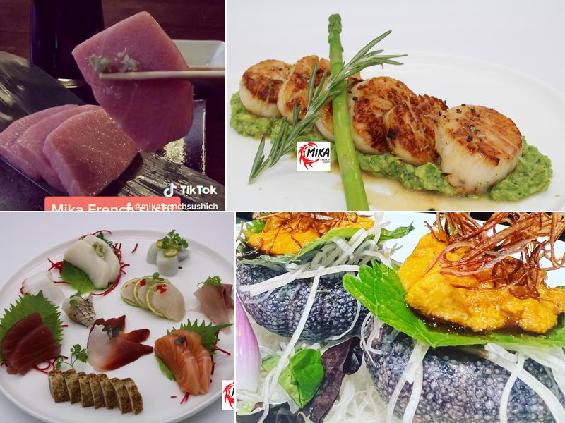 Mika French Sushi Menu