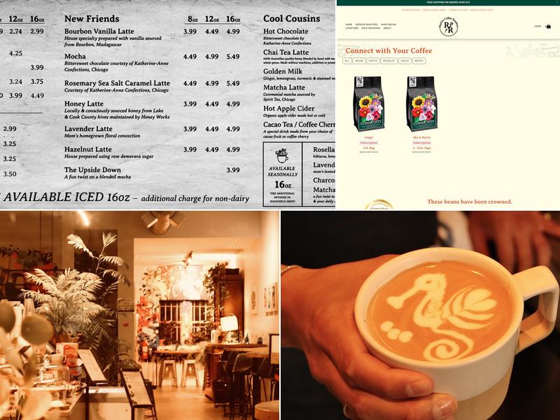 Reprise Coffee Roasters Menu