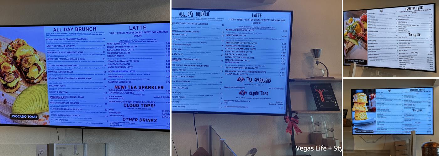 The Coffee Class Menu