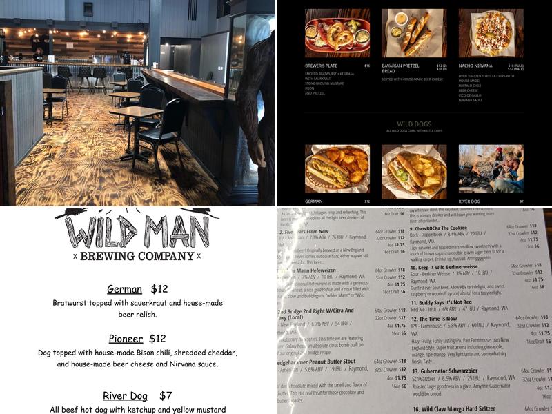 Wild Man Brewing Company Menu
