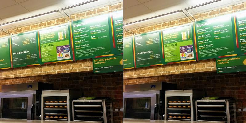 Subway Menu
