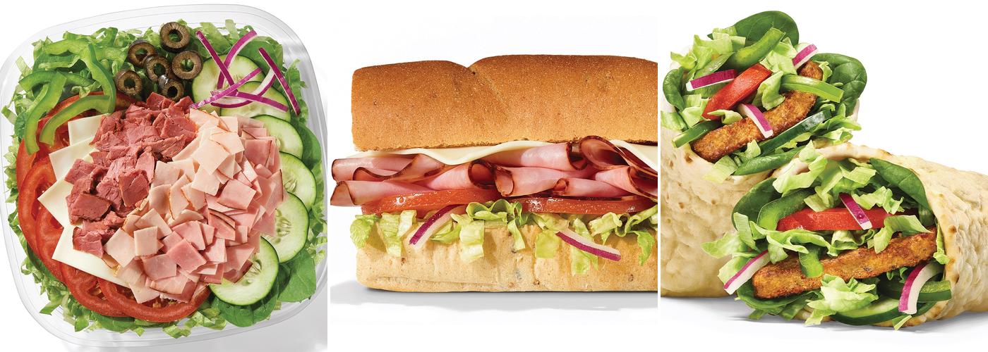 Subway Menu