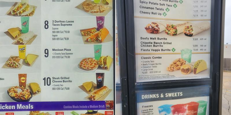 Taco Bell Menu