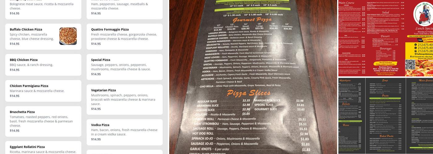 Ciao Bella Menu