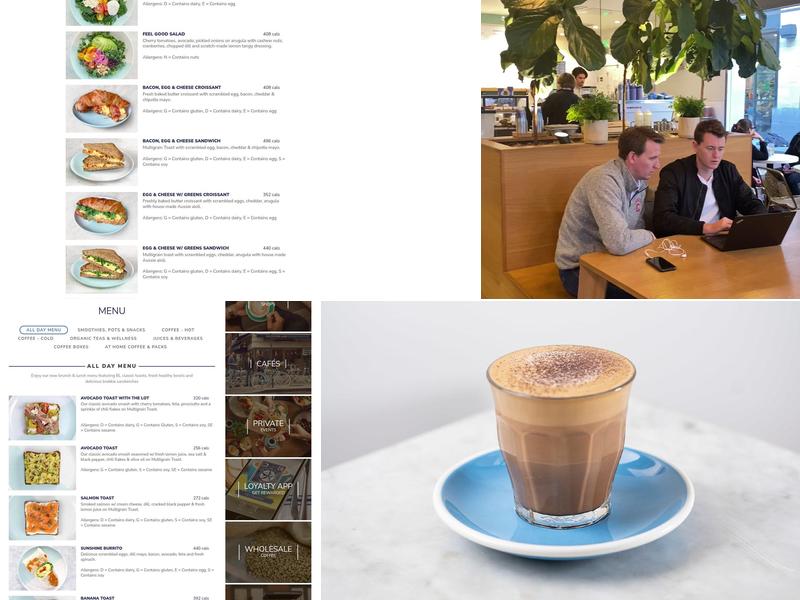 Bluestone Lane Front Street Coffee Shop Menu