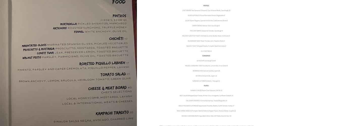 Good Funk Menu