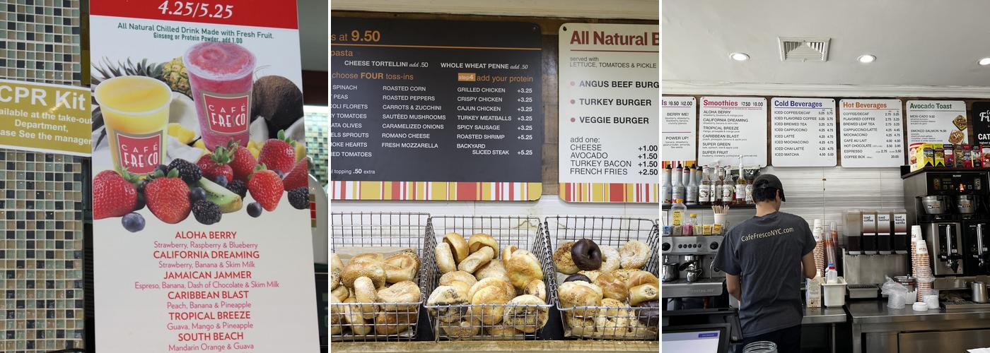 Cafe Fresco UES Menu