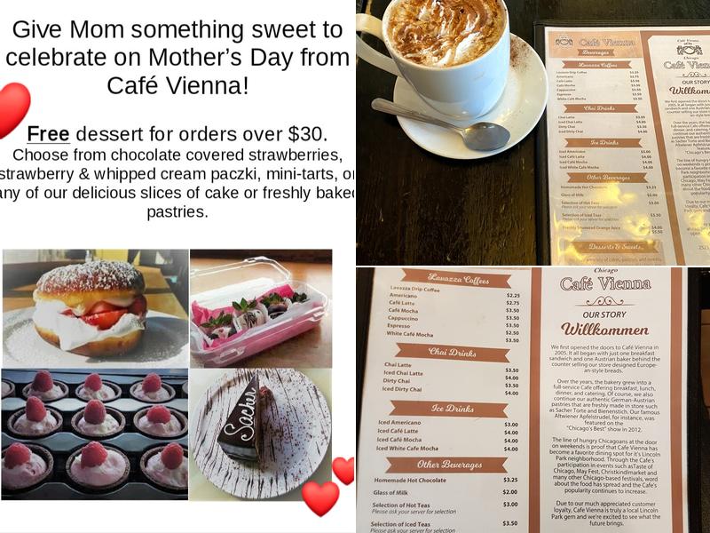 Cafe Vienna Menu