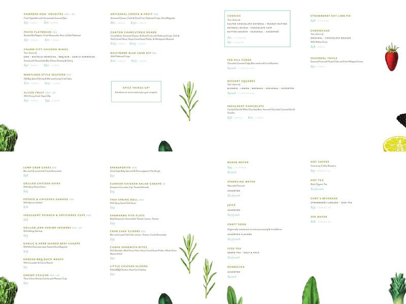 City Seeds Menu