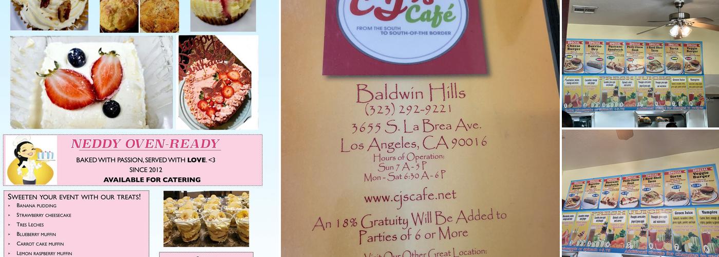 C J's Cafe Menu
